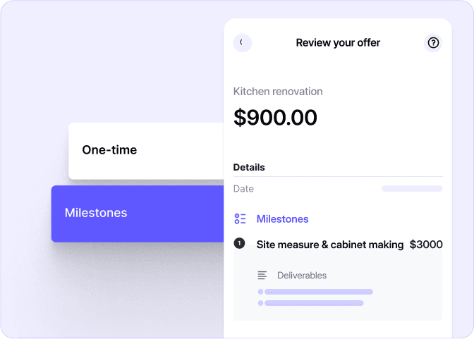 Create offer screenshot