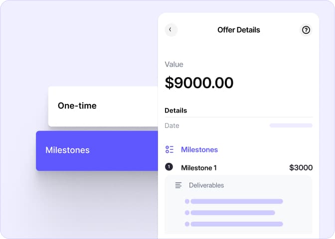 Creating an offer screenshot